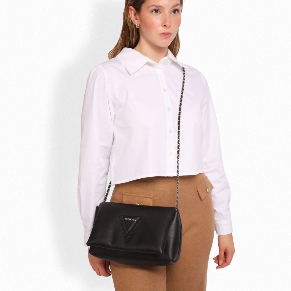 Shoulder made of calfskin gray EPONA Midi